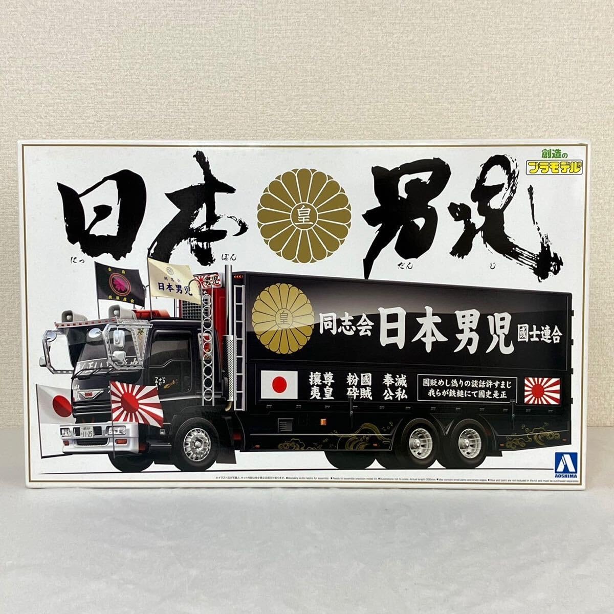 Amazon.co.jp: アオシマ 日本男児 大型ウイング ギガ バリューデコトラ